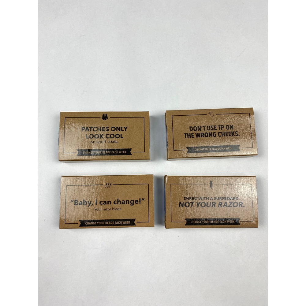 Dollar Shave Club Executive 6-blade razor Cartridges - Lot of 4 Refills
